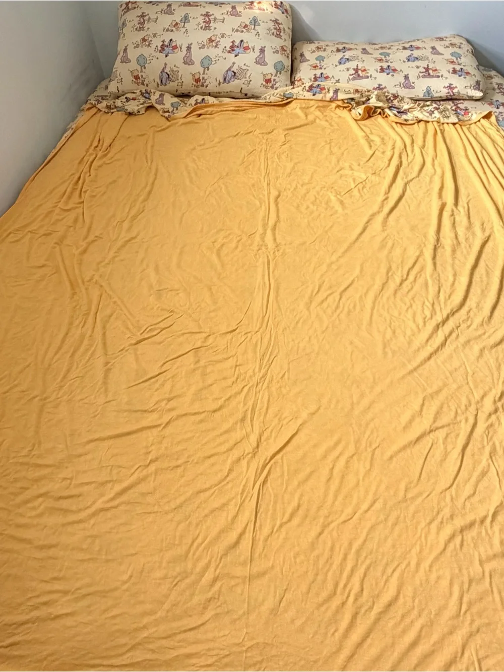 LS Winnie the Pooh 4 pieces set new customized set for queen bed